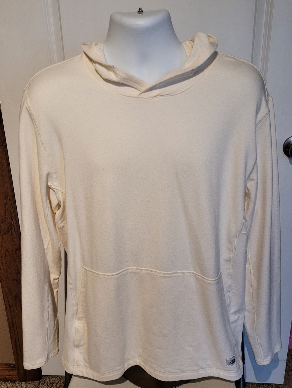 The North Face Men's Cream Pullover Hoodie - Lightweight Everyday Layer